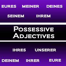 Possessive adjectives