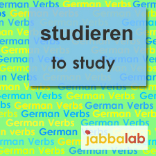 The German verb studieren - to study