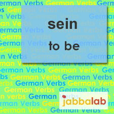 The German verb sein - to be