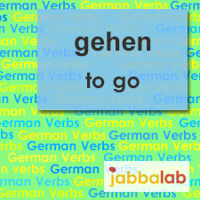 The German verb gehen - to go