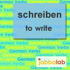 The German verb schreiben - to write