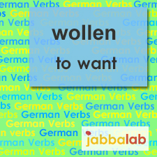 The German verb wollen - to want