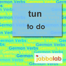 The German verb tun - to do