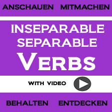 Inseparable and Separable Verbs with Video