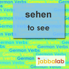 The German verb sehen - to see