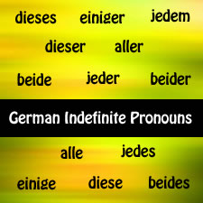 German Indefinite Pronouns
