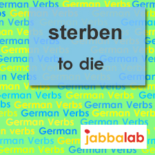 The German verb sterben - to die