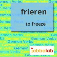 The German Verb frieren - to freeze